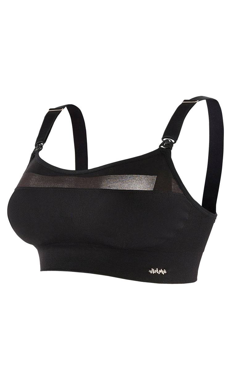 Pietro Brunelli WOMA | Reggiseno Sportivo Premaman e Allattamento Nero Sconto