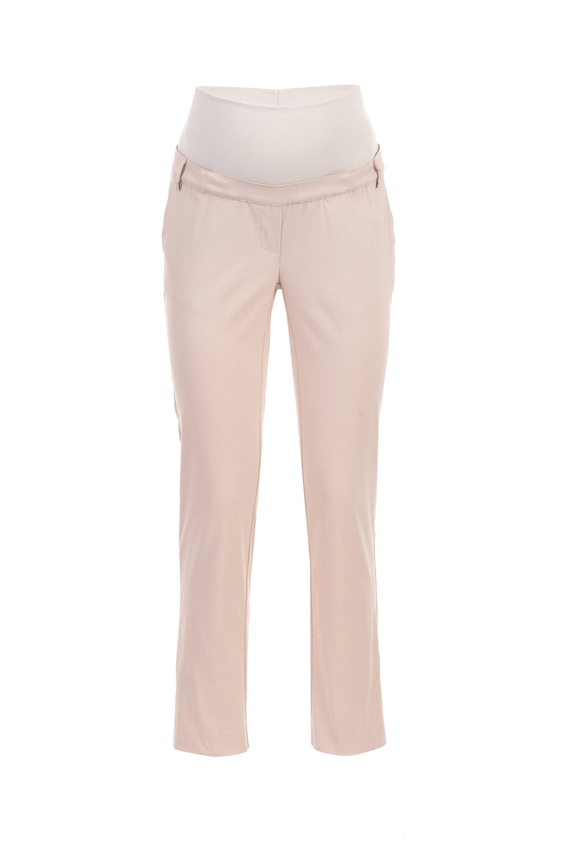 Pietro Brunelli ELWOOD | Pantaloni Premaman Elasticizzati Beige Vendite Flash