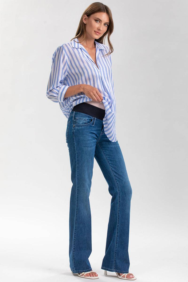 Pietro Brunelli GRADUATED FLARE WA05 | Jeans Premaman Svasati Nuovo