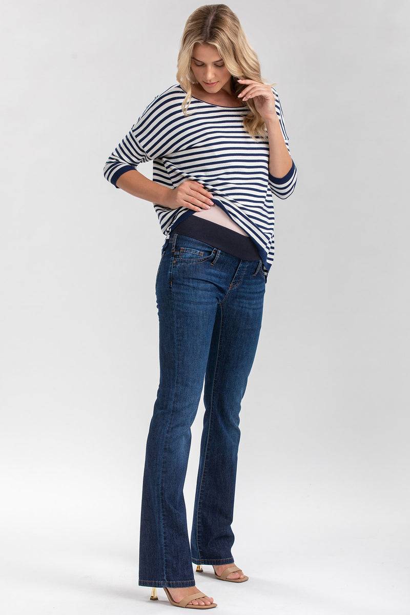 Pietro Brunelli SLIM BOOTCUT WA11 | Jeans Premaman con Gamba Leggermente Svasata Negozi Online