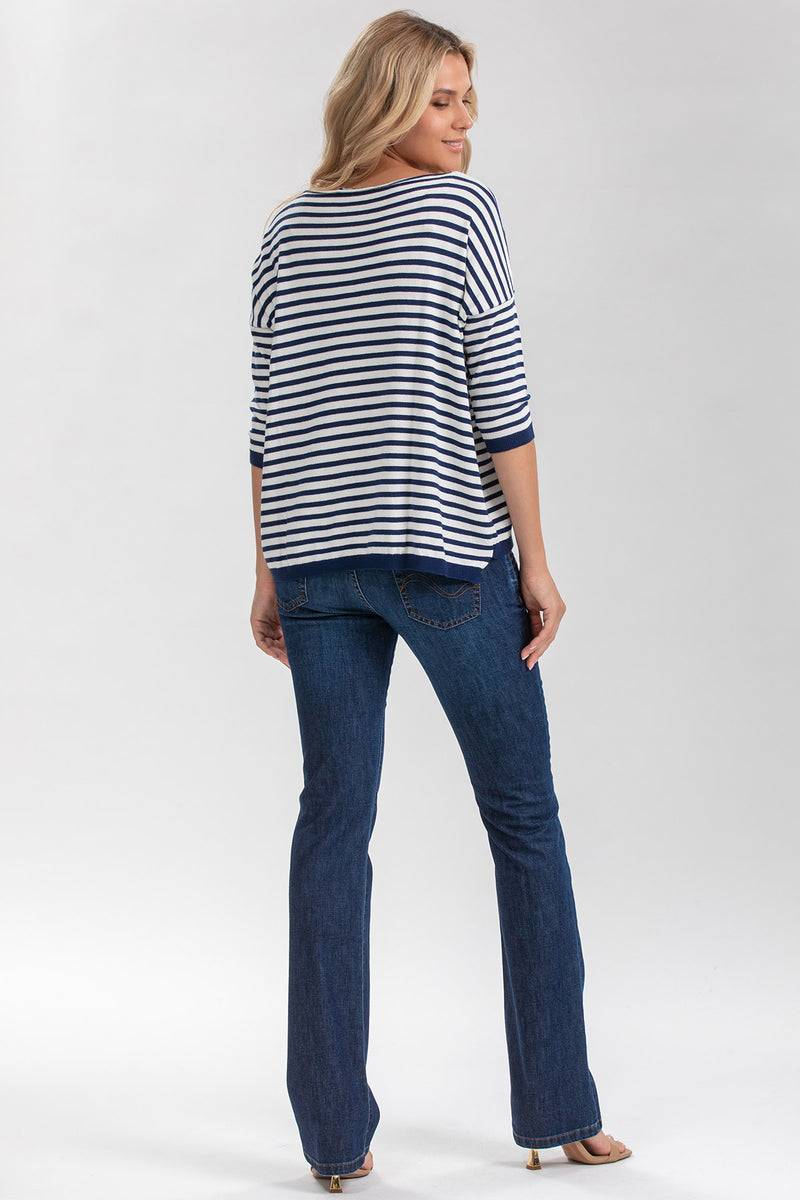Pietro Brunelli SLIM BOOTCUT WA11 | Jeans Premaman con Gamba Leggermente Svasata Negozi Online
