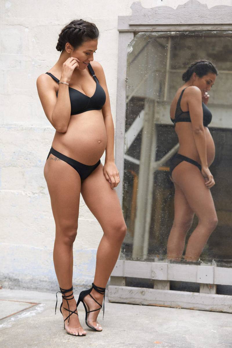 Pietro Brunelli SERENA NOIR | Reggiseno Premaman e Allattamento Economico