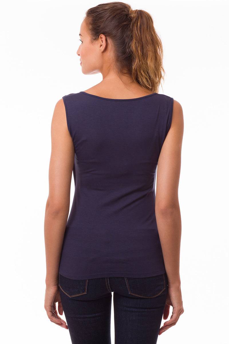 Pietro Brunelli MARIE | Top Premaman e Allattamento Navy Smanicato Moda