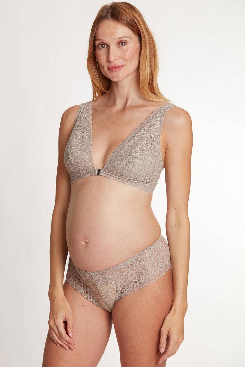 Pietro Brunelli BLISS TAUPE | Reggiseno Premaman e Allattamento con Apertura Frontale Promozione
