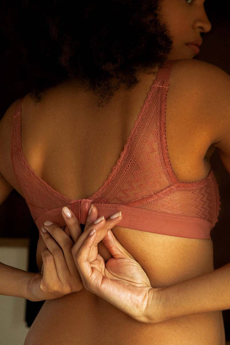 Pietro Brunelli SERENA TERRACOTTA | Reggiseno Premaman e Allattamento Consegna Veloce