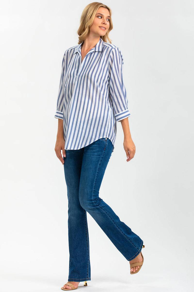 Pietro Brunelli SLIM BOOTCUT WA07 | Jeans Premaman con Gamba Leggermente Svasata Saldi Di Fabbrica