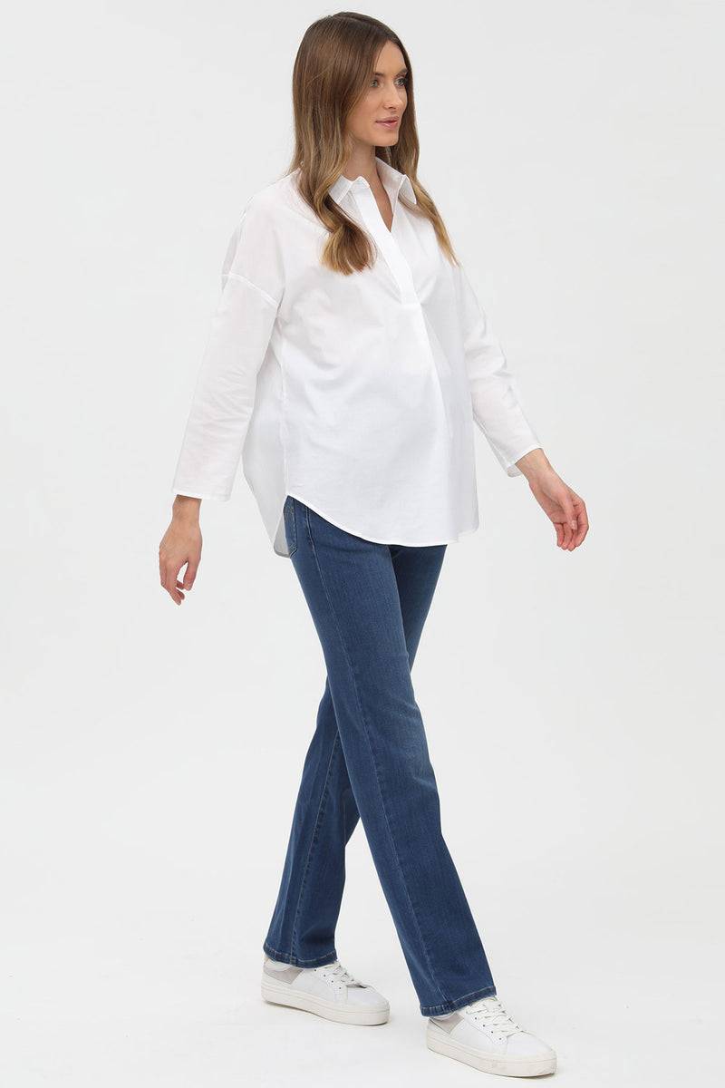 Pietro Brunelli PERFECT STRAIGHT W010 | Jeans Premaman con Gamba Dritta Vendita Calda