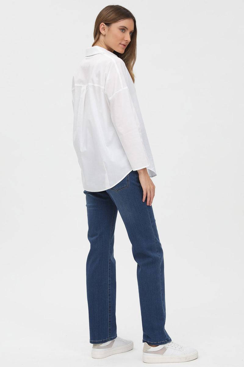Pietro Brunelli PERFECT STRAIGHT W010 | Jeans Premaman con Gamba Dritta Vendita Calda