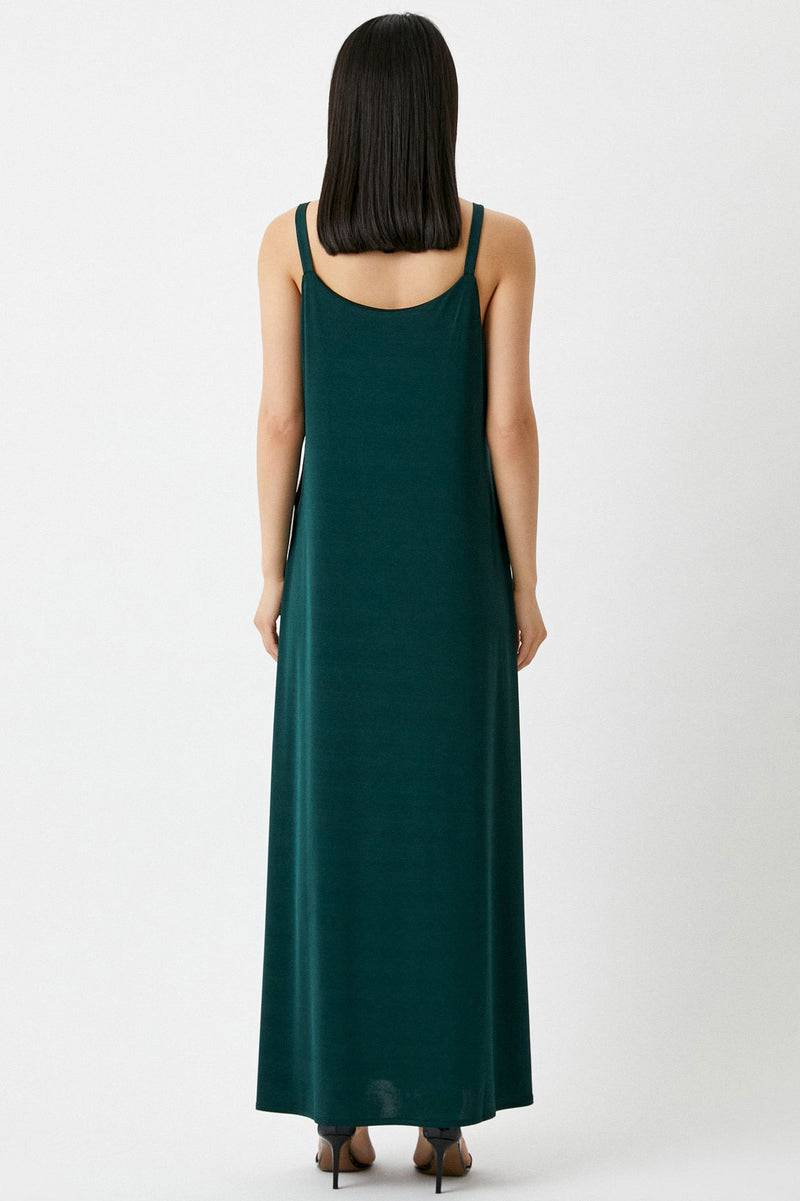 Pietro Brunelli SALLY | Slip Dress Premaman Verde In Linea