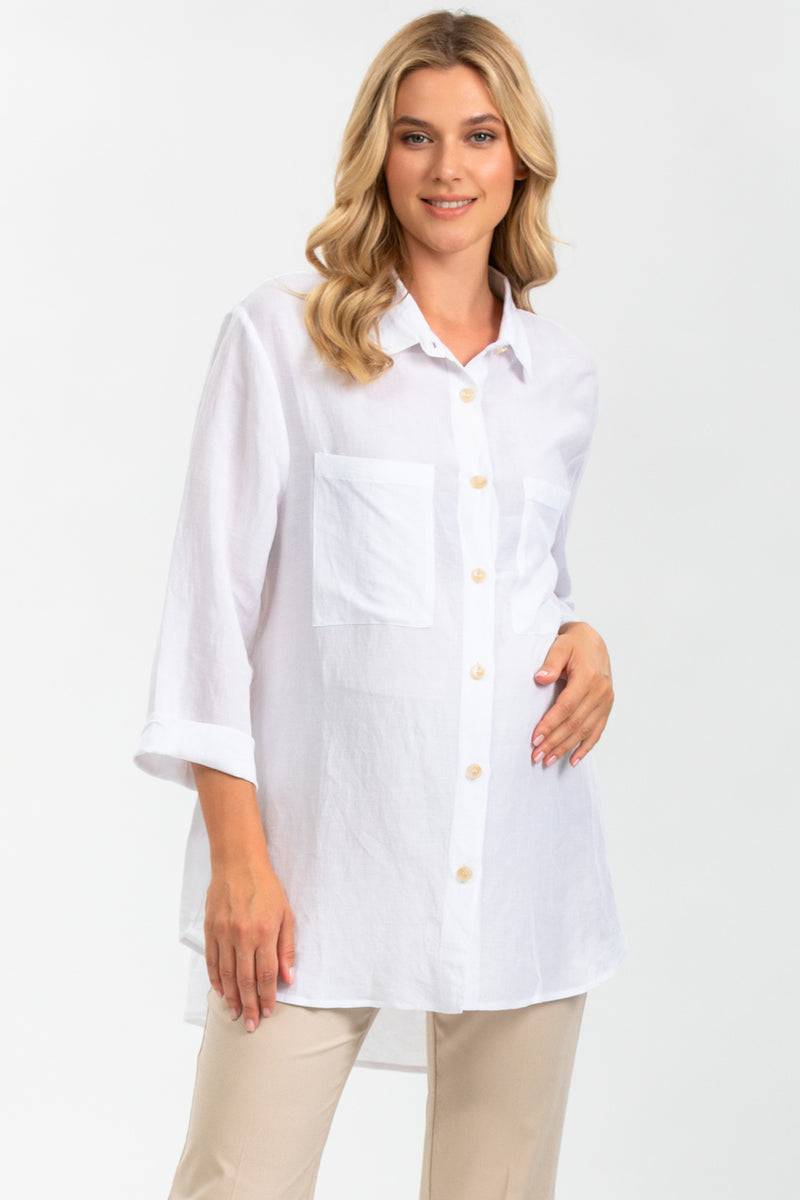 Pietro Brunelli LISA | Camicia Oversize Bianca Nuovo