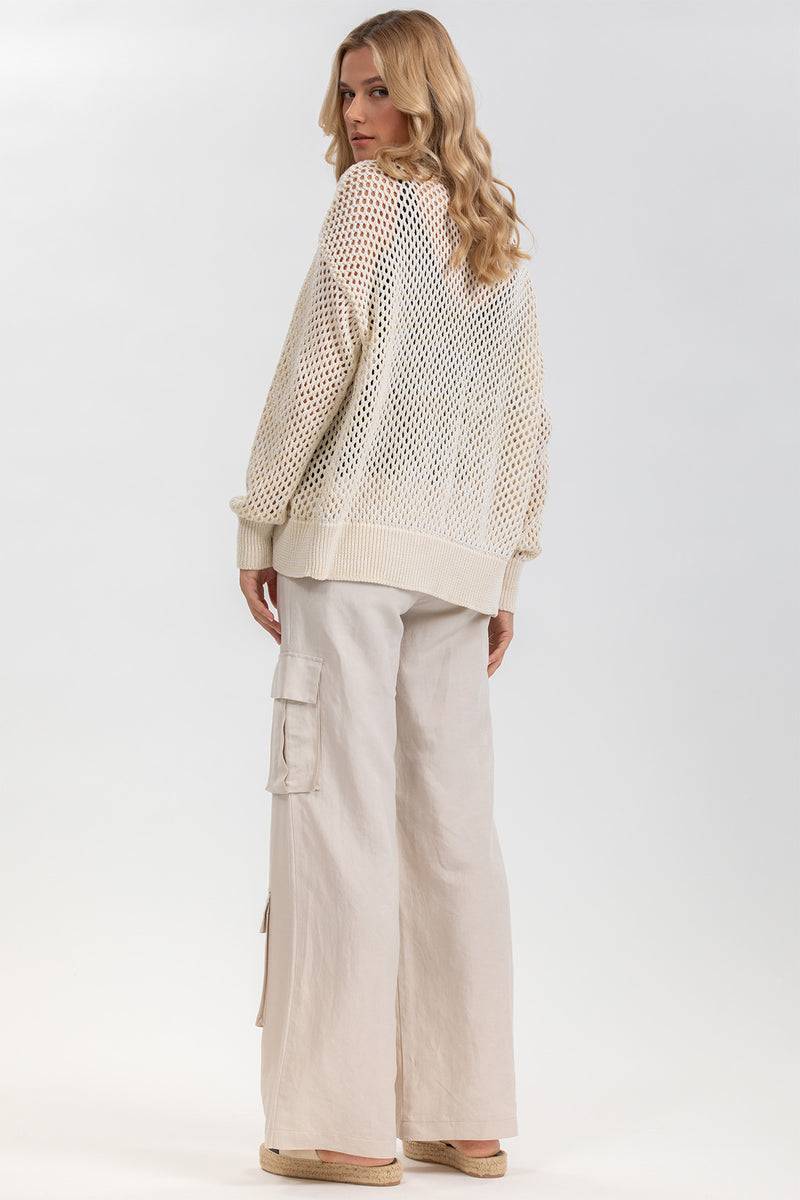 Pietro Brunelli MACY | Cardigan Beige con Bottoni Qualità Garantita