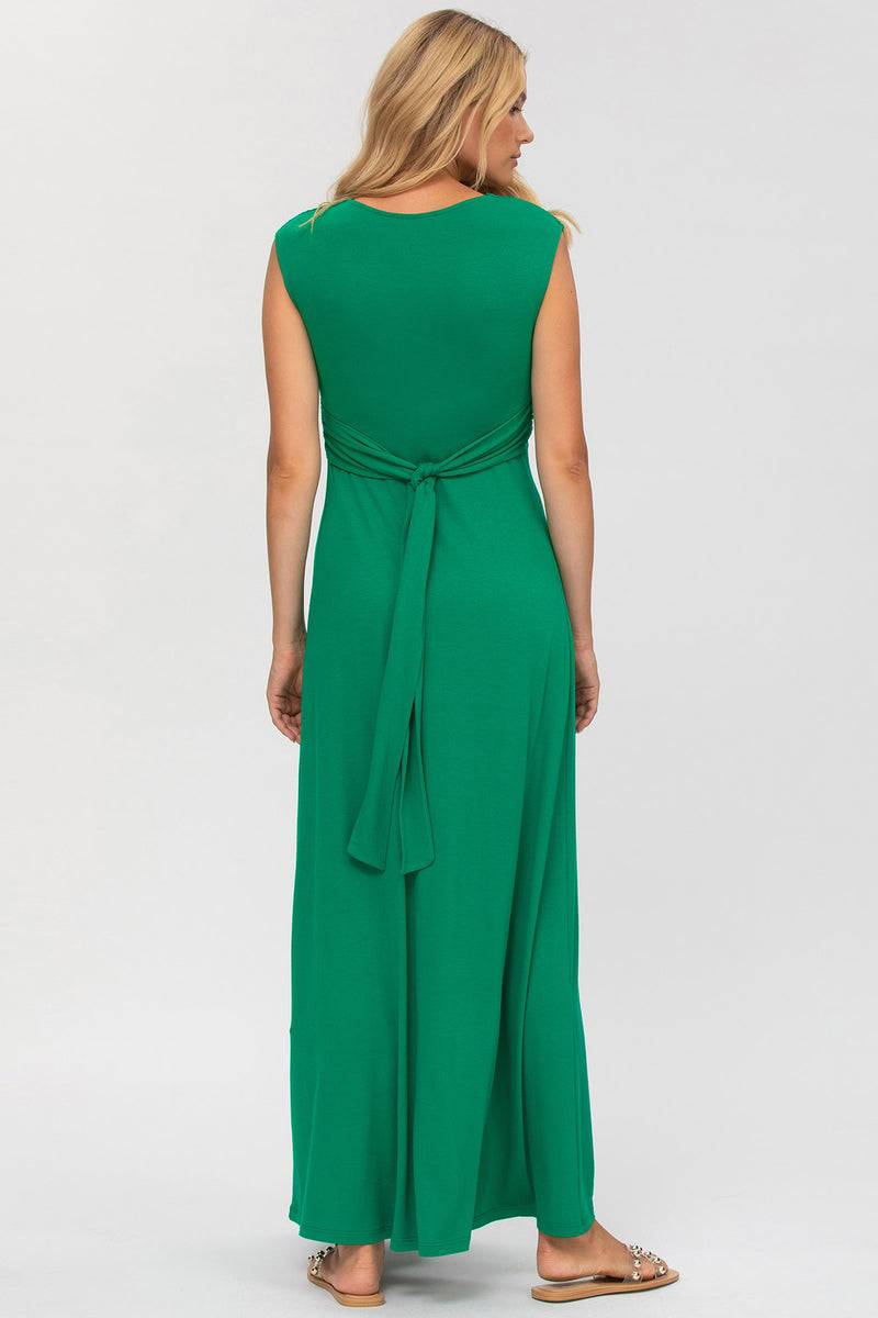 Pietro Brunelli PAPAVER | Maxi Abito Premaman e Allattamento Verde Moda