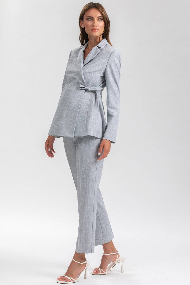 Pietro Brunelli KATE | Pantalone Premaman da Ufficio Grigio Italy