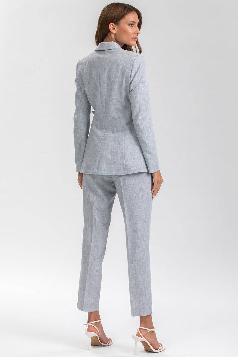 Pietro Brunelli KATE | Pantalone Premaman da Ufficio Grigio Italy