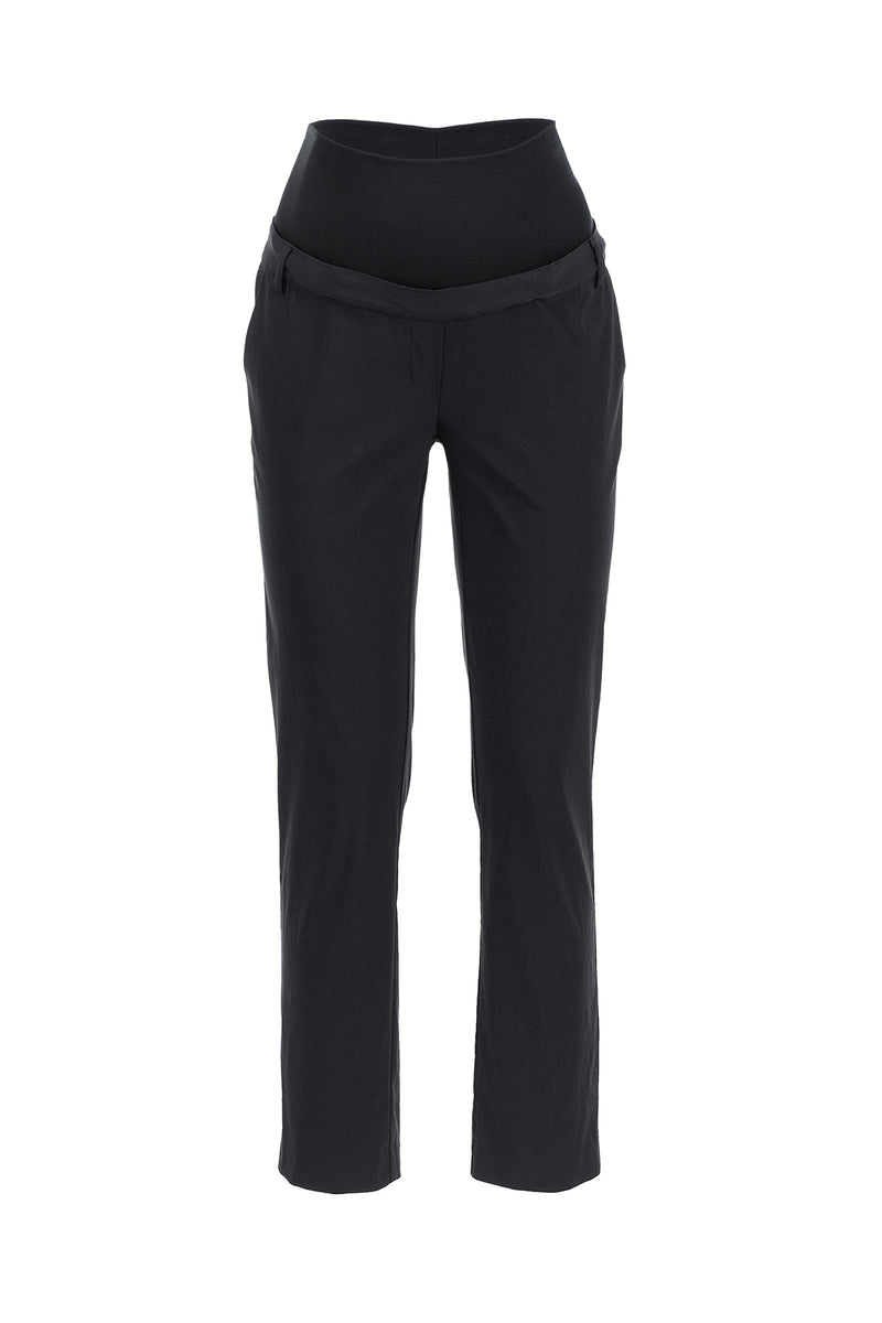 Pietro Brunelli ELWOOD | Pantaloni Premaman Elasticizzati Neri 2025
