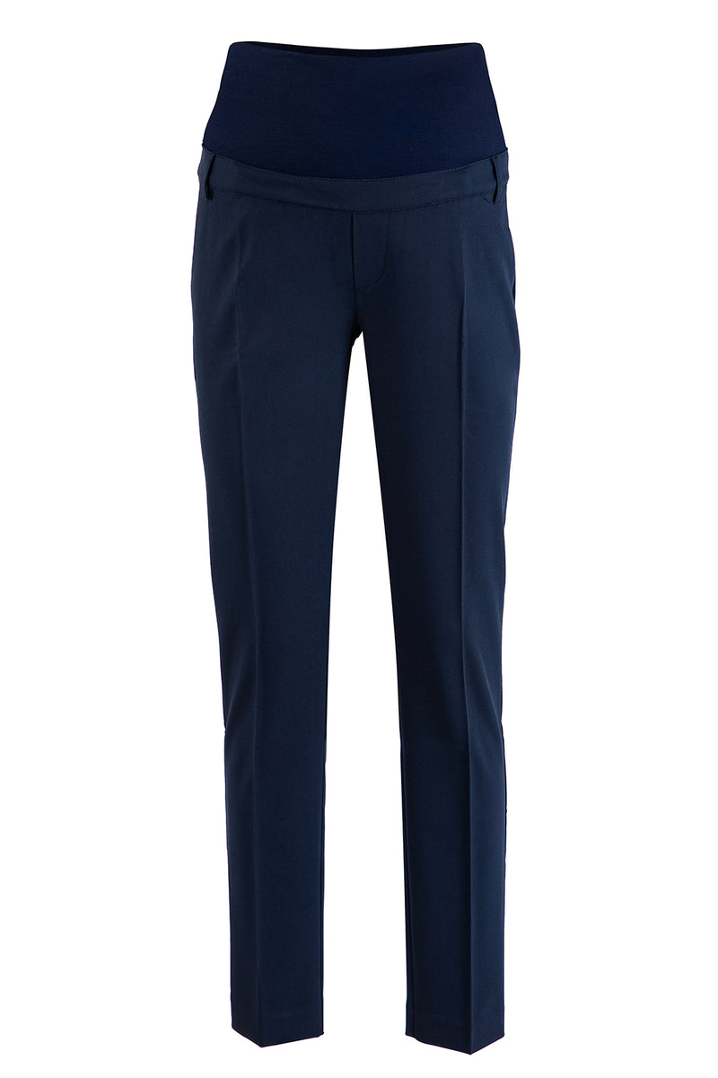 Pietro Brunelli HARRY | Pantalone Premaman Slim Fit da Ufficio Blu Vendita