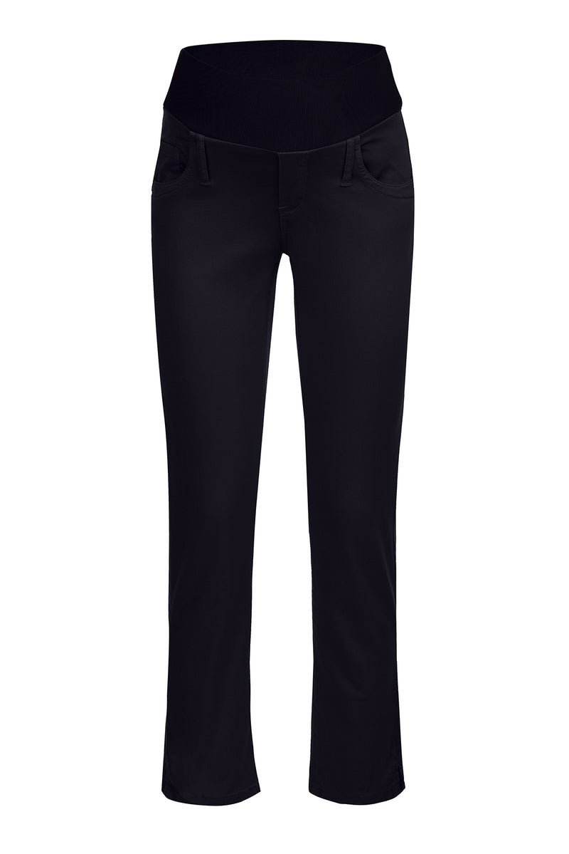 Pietro Brunelli CAPRI NERO | Pantaloni Premaman in Cotone Elasticizzato Prezzo Ridotto