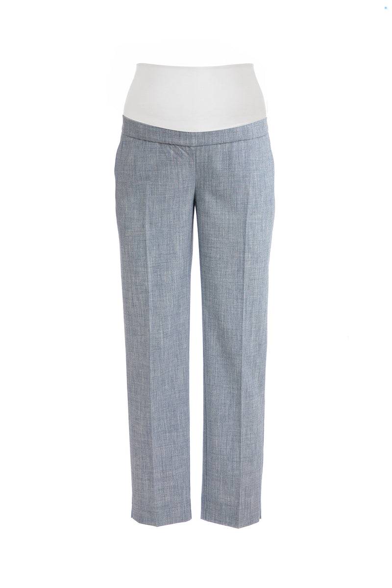 Pietro Brunelli KATE | Pantalone Premaman da Ufficio Azzurro Outlet