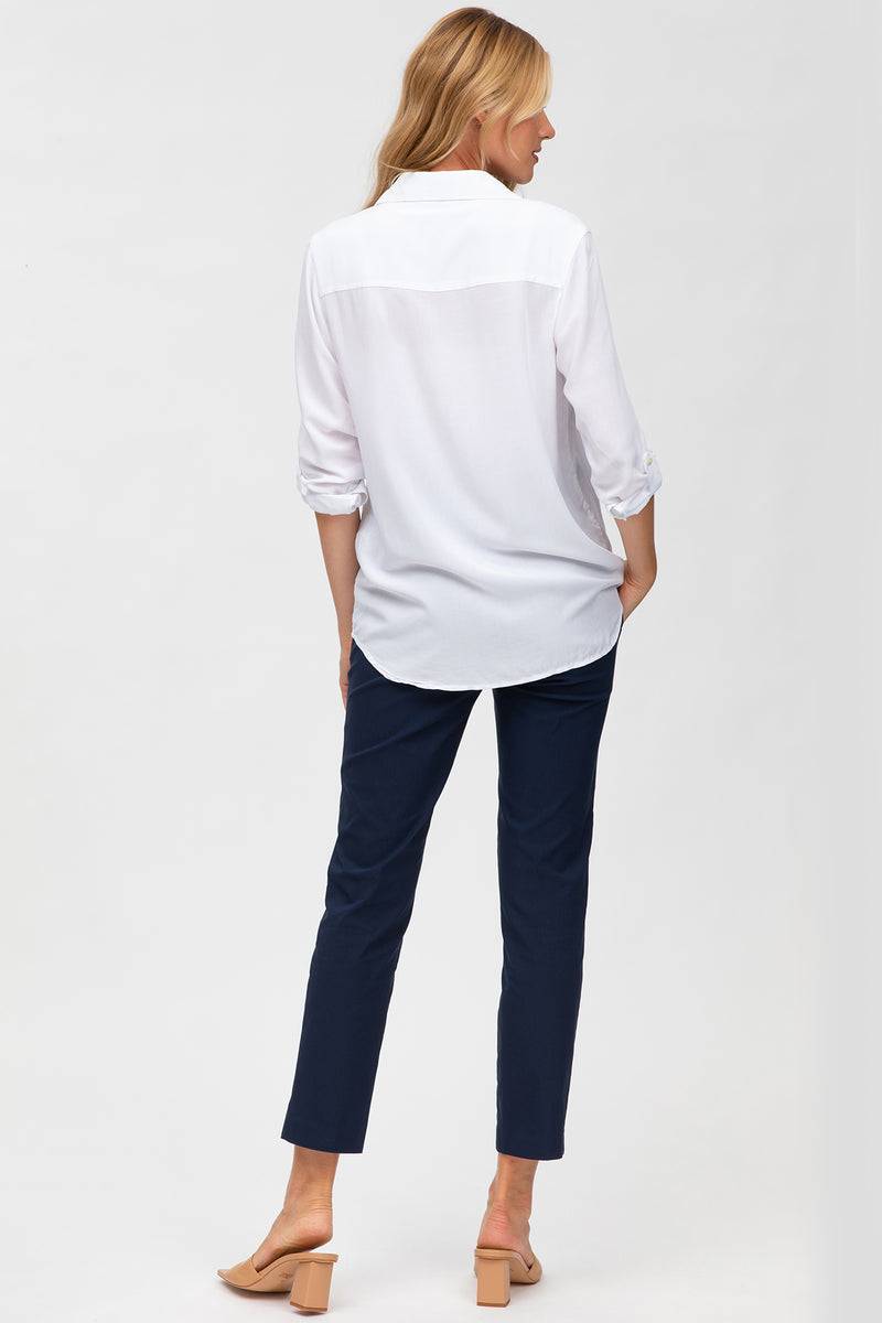 Pietro Brunelli ELWOOD | Pantaloni Premaman Elasticizzati Blu I Più Venduti
