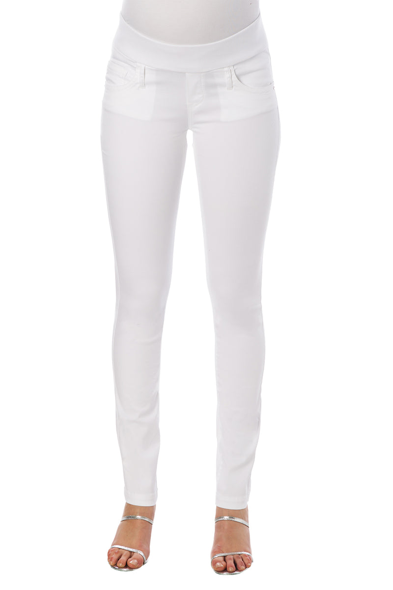 Pietro Brunelli MODERN STRAIGHT | Jeans Premaman Bianco in Cotone Soddisfazione Garantita