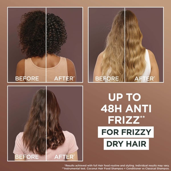 Garnier Garnier Ultimate Blends Hair Food Coconut Oil 3-in-1 Frizzy Hair Mask Treatment 390ml Nuovo