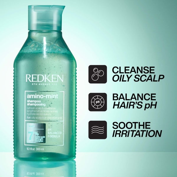 Redken Redken Amino Mint Scalp Cleansing for Greasy Hair Shampoo and All Soft Hydrating Care Conditioner Bundle Acquista Ora