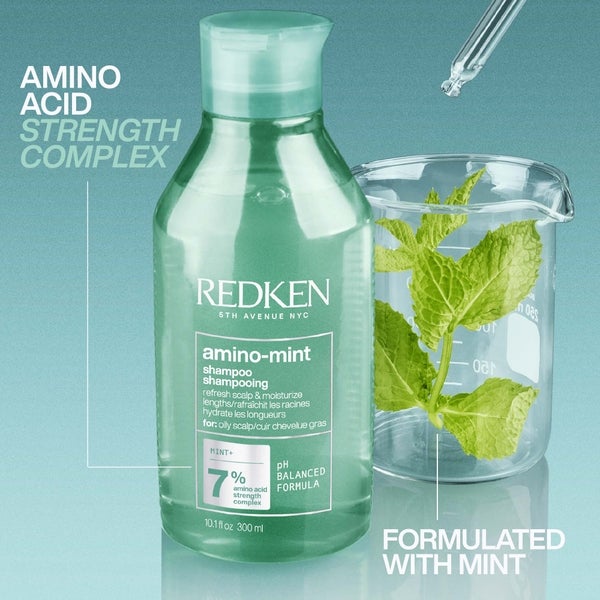 Redken Redken Amino Mint Scalp Cleansing for Greasy Hair Shampoo and All Soft Hydrating Care Conditioner Bundle Acquista Ora