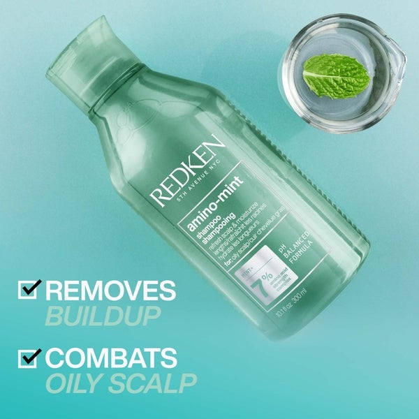 Redken Redken Amino Mint Scalp Cleansing for Greasy Hair Shampoo and All Soft Hydrating Care Conditioner Bundle Acquista Ora