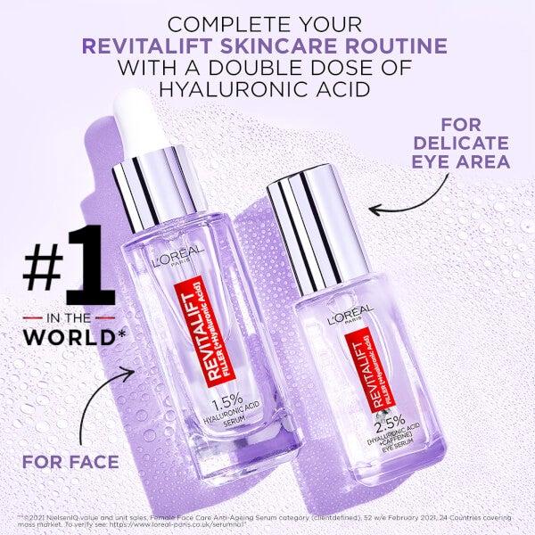 Lu0027Oréal Paris L'Oréal Paris 2.5% Hyaluronic Acid Eye Serum 20ml Fino Al -60%