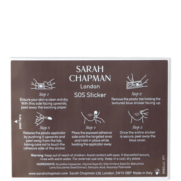 Sarah Chapman Sarah Chapman Skinesis Spot SOS Sticker - 20 patch In Vendita