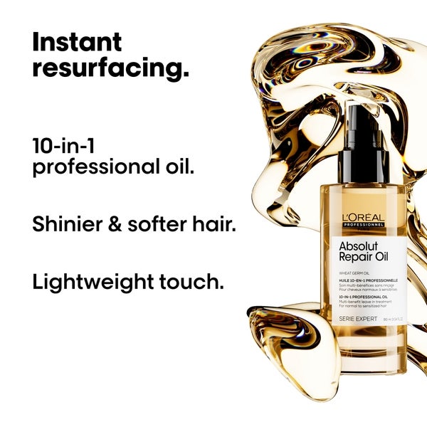 Lu0027Oréal Professionnel Olio Leave in Serie Expert Absolut Repair 10 in 1 for Dry and Damaged Hair L’Oréal Professionnel 90ml Outlet