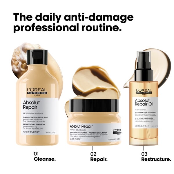 Lu0027Oréal Professionnel Olio Leave in Serie Expert Absolut Repair 10 in 1 for Dry and Damaged Hair L’Oréal Professionnel 90ml Outlet
