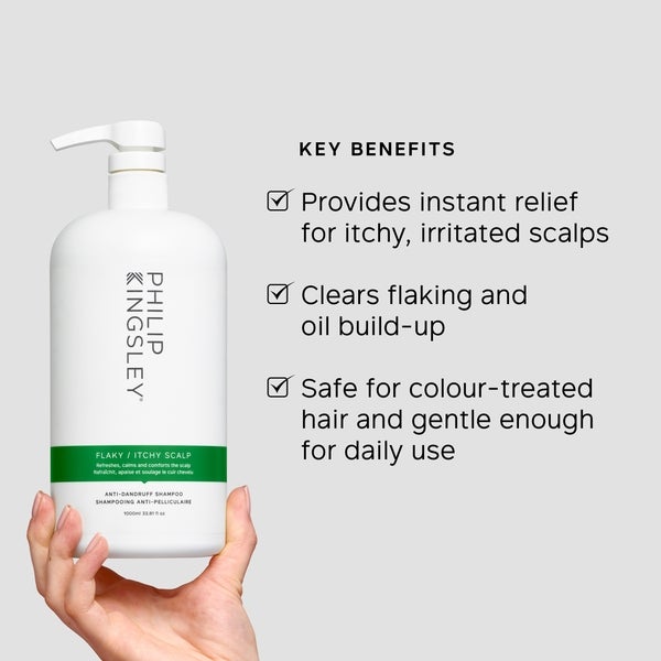 Philip Kingsley Philip Kingsley Flaky Itchy Scalp Shampoo 1000ml - (del valore di £ 88.00) Qualità Garantita