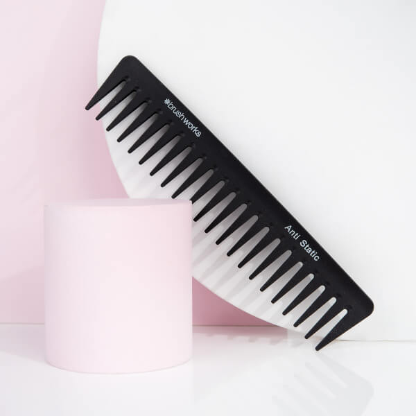 brushworks brushworks HD Pettine antistatico a denti larghi Shopping Online