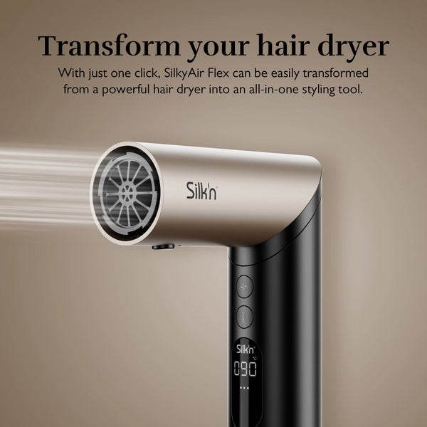 Silku0027n SilkyAir Flex 5 in 1 Hair Dryer and Styler(EU Plug) Affare Del Giorno