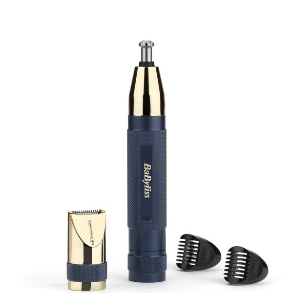 BaByliss BaByliss Super-X Metal Series Nose Ear and Eyebrow Trimmer - Blue Saldi