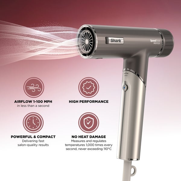 SHARK Shark Beauty SpeedStyle Pro FLEX 4-in-1 High-Velocity Hair Dryer System In Vendita