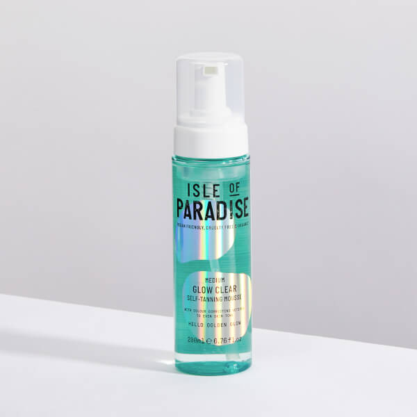 Isle of Paradise Isle of Paradise Glow Clear Self-Tanning Mousse - Medium 200ml Offerte