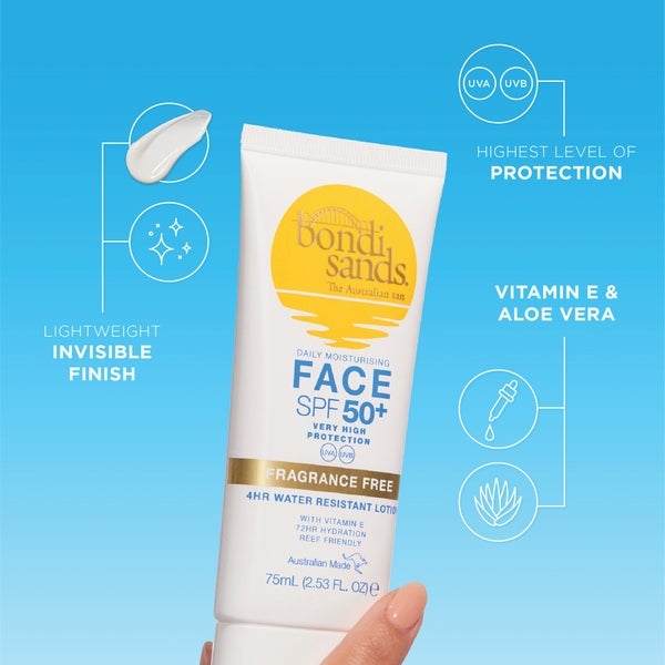 Bondi Sands Bondi Sands Sunscreen Lotion SPF50+ - Face 75ml Promozione Limitata