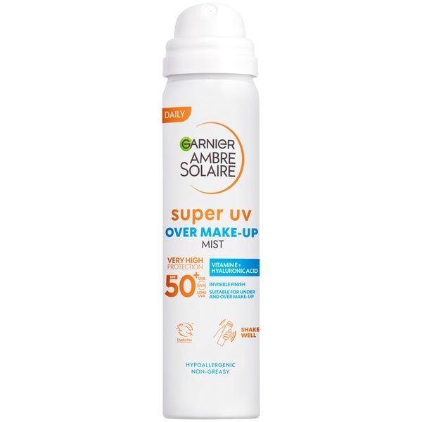 Garnier Over Makeup Super Spray Protezione UV SPF50 Garnier Ambre Solaire 75ml