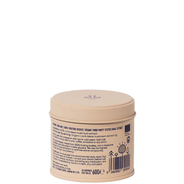 DIRTEA DIRTEA Lion's Mane Powder - The Focus Mushroom 60g Nuova