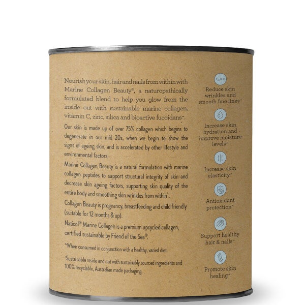 Nutra Organics Nutra Organics Marine Collagen Beauty Supplements 225g Spedizione Gratuita