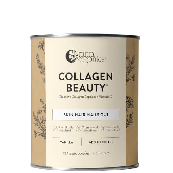 Nutra Organics Nutra Organics Collagen Beauty Supplements - Vanilla 225g