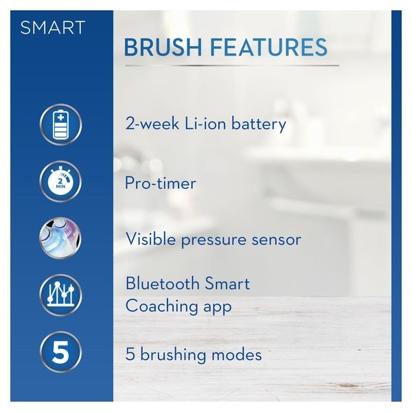 Oral-B Oral B Smart 6 - 6000N - Black Electric Toothbrush Designed by Braun Vendite stagionali