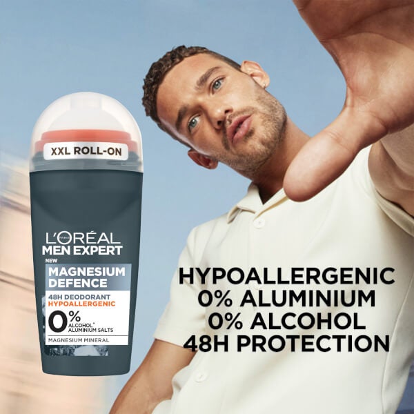 Lu0027Oréal Paris Men Expert L'Oréal Paris Men Expert Magnesium Defence Hypoallergenic 48 Hour Roll-On Deodorant 50ml Ultimo giorno