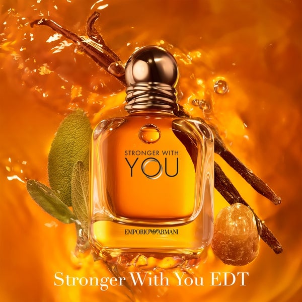 Armani Eau de Toilette Stronger With You Armani 100ml Nuovo