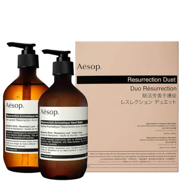 Aesop Aesop Resurrection Hand Cleanser and Balm Duet I Più Venduti
