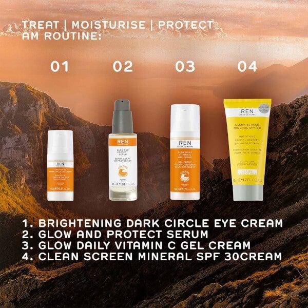 REN Clean Skincare REN Clean Skincare Glow and Protect Serum 30ml Latest stili