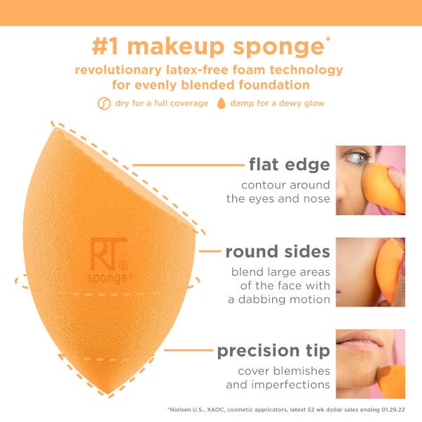 Real Techniques Real Techniques Miracle Complexion Sponge and Case Online