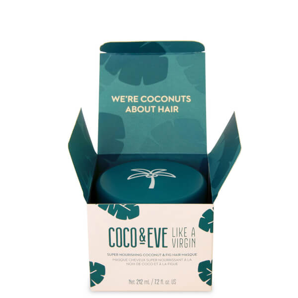 Coco u0026 Eve Coco & Eve Like A Virgin Super Nourishing Coconut & Fig Hair Maschera - 212ml Nuovo